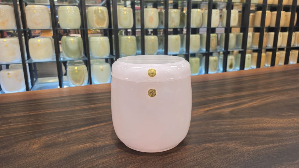 紫玉｜奠品紙紮骨灰罐