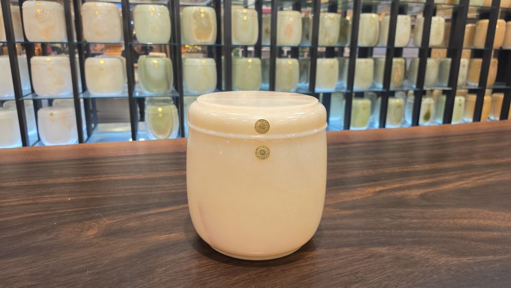 橙玉｜奠品紙紮骨灰罐