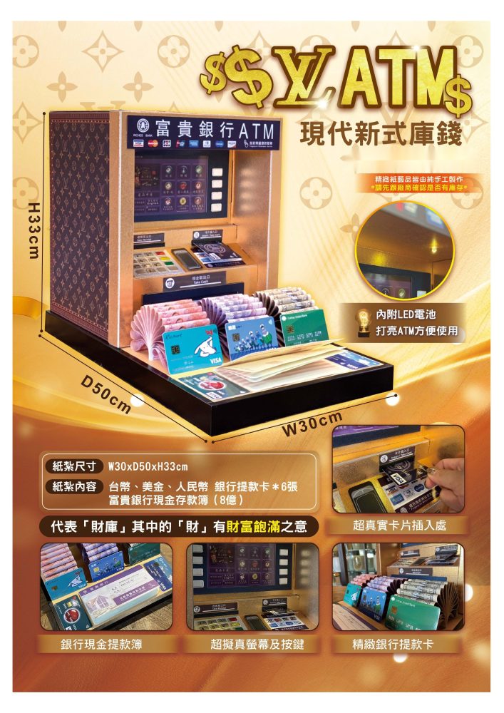 ATM｜奠品紙紮店舖商家
