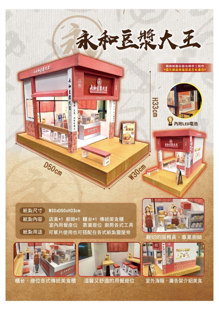 永和豆漿大王｜奠品紙紮店舖商家