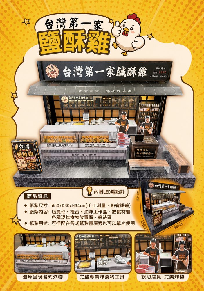 鹹酥雞｜奠品紙紮店舖商家