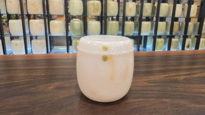 白玉｜奠品紙紮骨灰罐